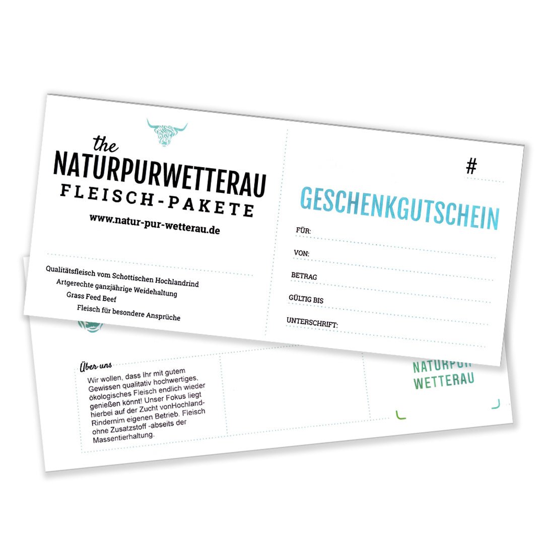 Unsere Gutscheine - Verschenke Gutes! - naturpurwetterau