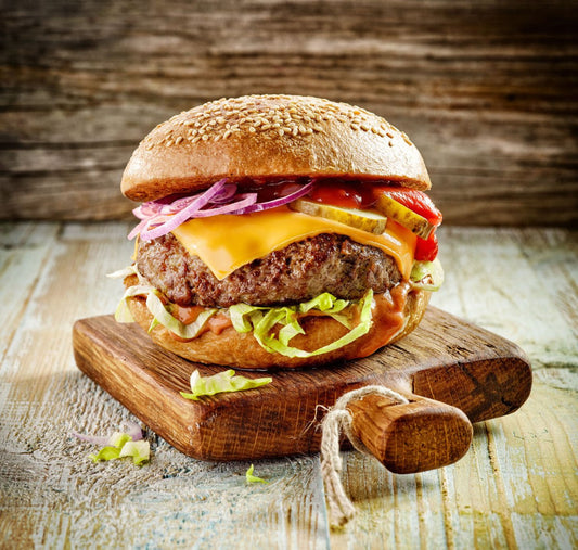 Hamburgerpatties à 220 Gramm vom Schottischen Hochlandrind - naturpurwetterau